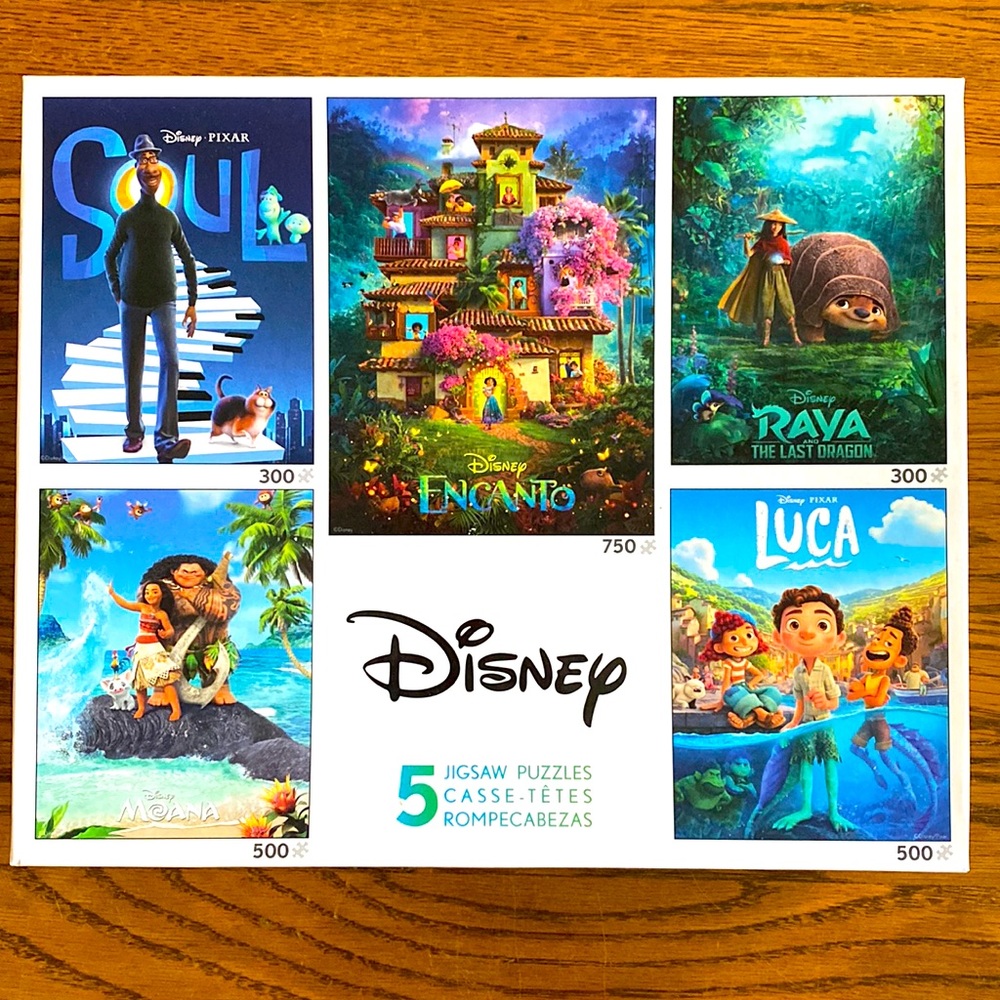 Puzzle 5 pack - Disney posters